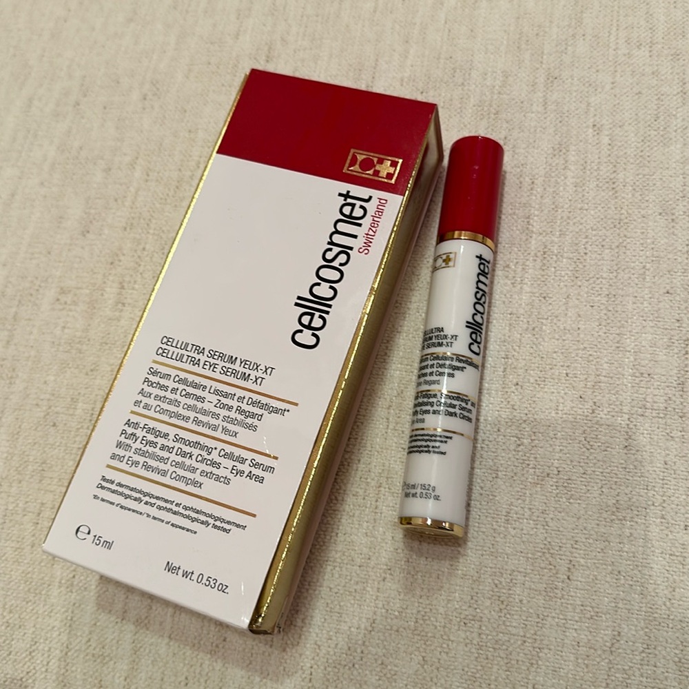 Cellcosmet cellultra eye serum XT puffy eyes dark circles cellular 15ml *blogger